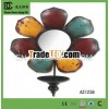 Metal Assorted Flower Candle Holder Decorative With Mirror