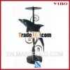 14" original design dolphin shaped metal candle holders