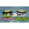 hot sale small ceramic candle holder for halloween candle holders set