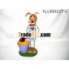 Cute dog metal flower pot