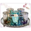 2013 new glass candle holder set
