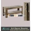 Display Set, Rustic Wood Table
