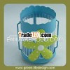 Decorative metal and plastic candle holders