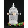 100153WA-L round metal wire cage candle holder