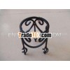 wrought iron furniture stool