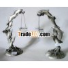 Glass Candle Holder, pewter candle holder LF9038