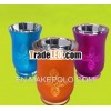 Plating Laser Engraving Spray Colored Glass Candle Holder