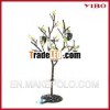 apple tree metal candle holders with glass cups