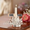 Clear Crystal lotus crystal centerpieces votives candle holders wholesale