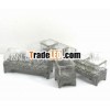 090194F-rectangle engraved metal candle holder
