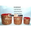 ceramic christmas flower pots