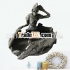 Candle Holder, pewter candle holder with home decoration