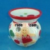 christmas ceramic candle candlesticker , candle holder
