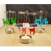 Rotary candle holders color elk