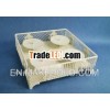 White Metal Candle Holder with 4 holders