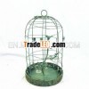 12B379NAA decorative antique bird cage metal candle holder