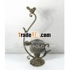 090221AA -finch swirl metal candle holder
