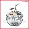 9" handcraft apple candle holder metal table decoration