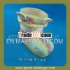 Shoes shaped Dolomite vase