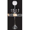 Candelabra with Crystal Ball on Top Center