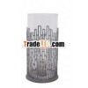 Designer Metal Hurricane Candle Holder
