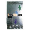 memo board with 5 hooks