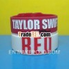 Blue glow in the dark silicone wristband from China for party gift