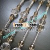 100% distribution faceted surface high transparency crystal beaded door curtain