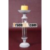 Decorative Metal candle Holders Design With Glass Body