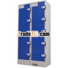 Supermarket 10 compartment steel coin locker
