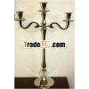 Nickel Wedding Candelabra ~ Aluminium Candelabra,  Antique Candelabra ~ C