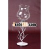 Meta Candle Holder Tree With Glass Chimney