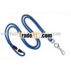 Colored Round Lanyard with Safety Break Away and Swivel Hook