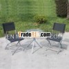 Steel foldable simple 3pc cheap outdoor patio set HL-3S-07003B