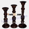 Wood Candle Holder,  Wooden Wedding Candelabra, Antique Wooden Candle Stand,  Decorative Candle Hold