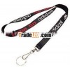 Silk-Sreened Printed Lanyard with Swivel Hook and Split Ring
