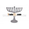 Designer Metal Branches Candle Stand Patina Finish