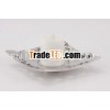 Aluminum Candle Holder Tray With Zink Antique