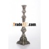 Zinq Antique Aluminum Candle Holder
