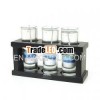 Candle in glass holder,  3 holes