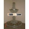wood round lazy susan