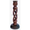 Rope Design Wooden Candle Stand,  Swirl Candle Stands.