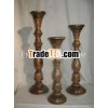 Wood Candle Holder