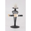 Wrought Iron Pillar Candle Holders