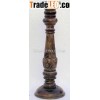 Hand Carved Wooden Candle Stand,  Antique Candle Stands.