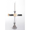 Zink Antique Aluminum Candle Stand