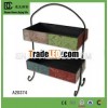 Antique Wooden Decorative Magazine Rack