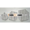 Beaded Tea Light Holder,  Wedding Favors.