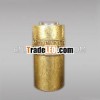 Candle holder,  votive,  gold,  decorated,  S