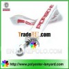 Custom lanyard with rubber logo